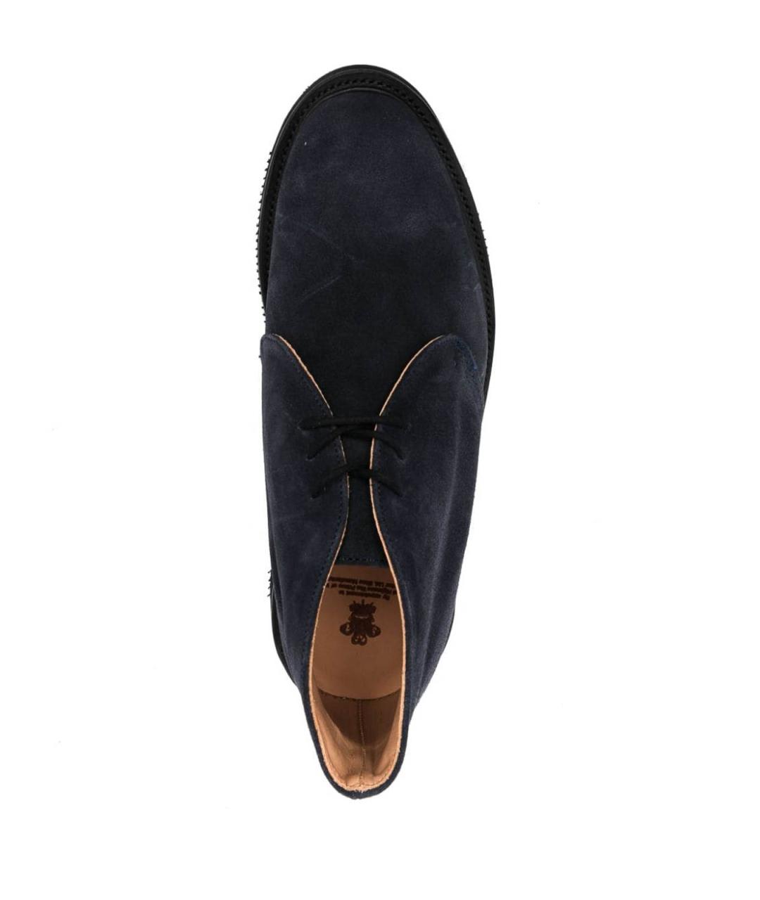 TRICKER'S Синие кожаные туфли, фото 4