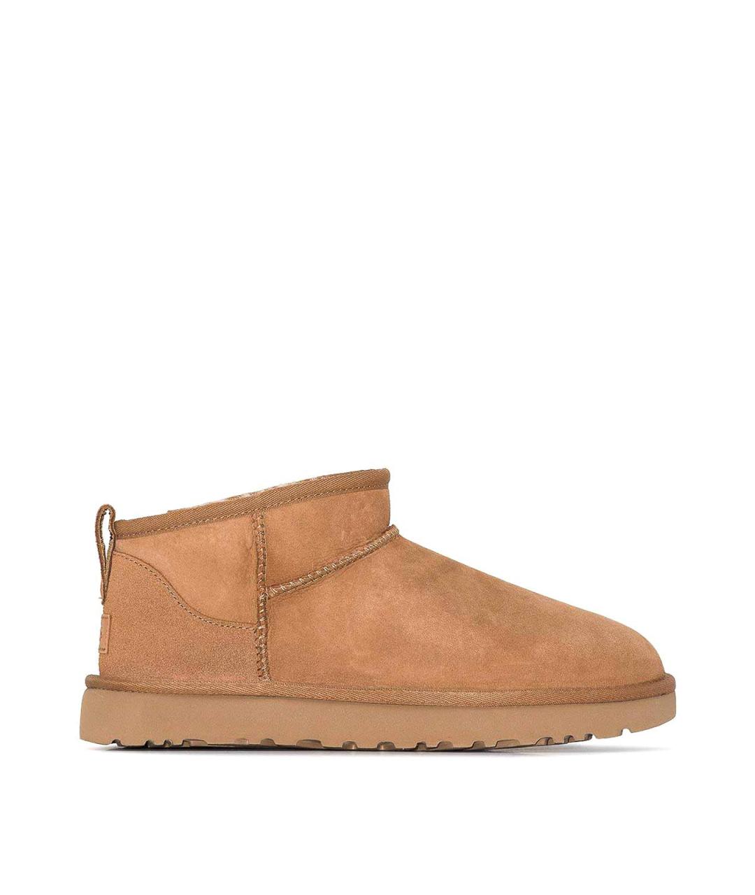 UGG Коричневые кожаные ботильоны, фото 1