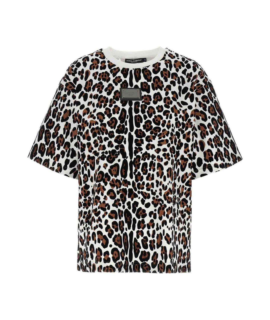 DOLCE&GABBANA Мульти хлопковая футболка, фото 1