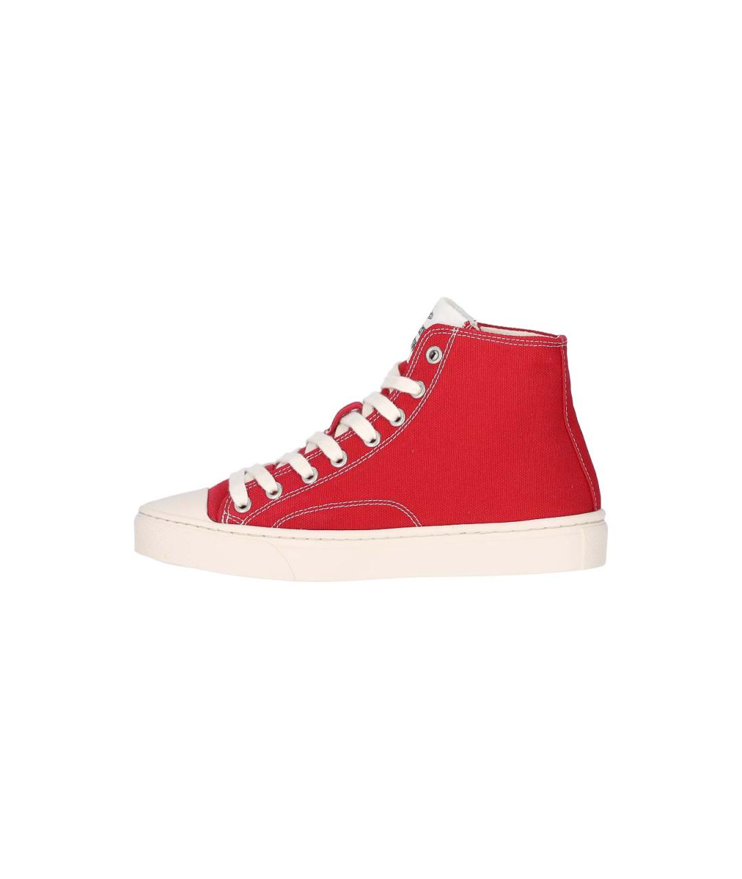 VIVIENNE WESTWOOD Красные текстильные кроссовки, фото 3