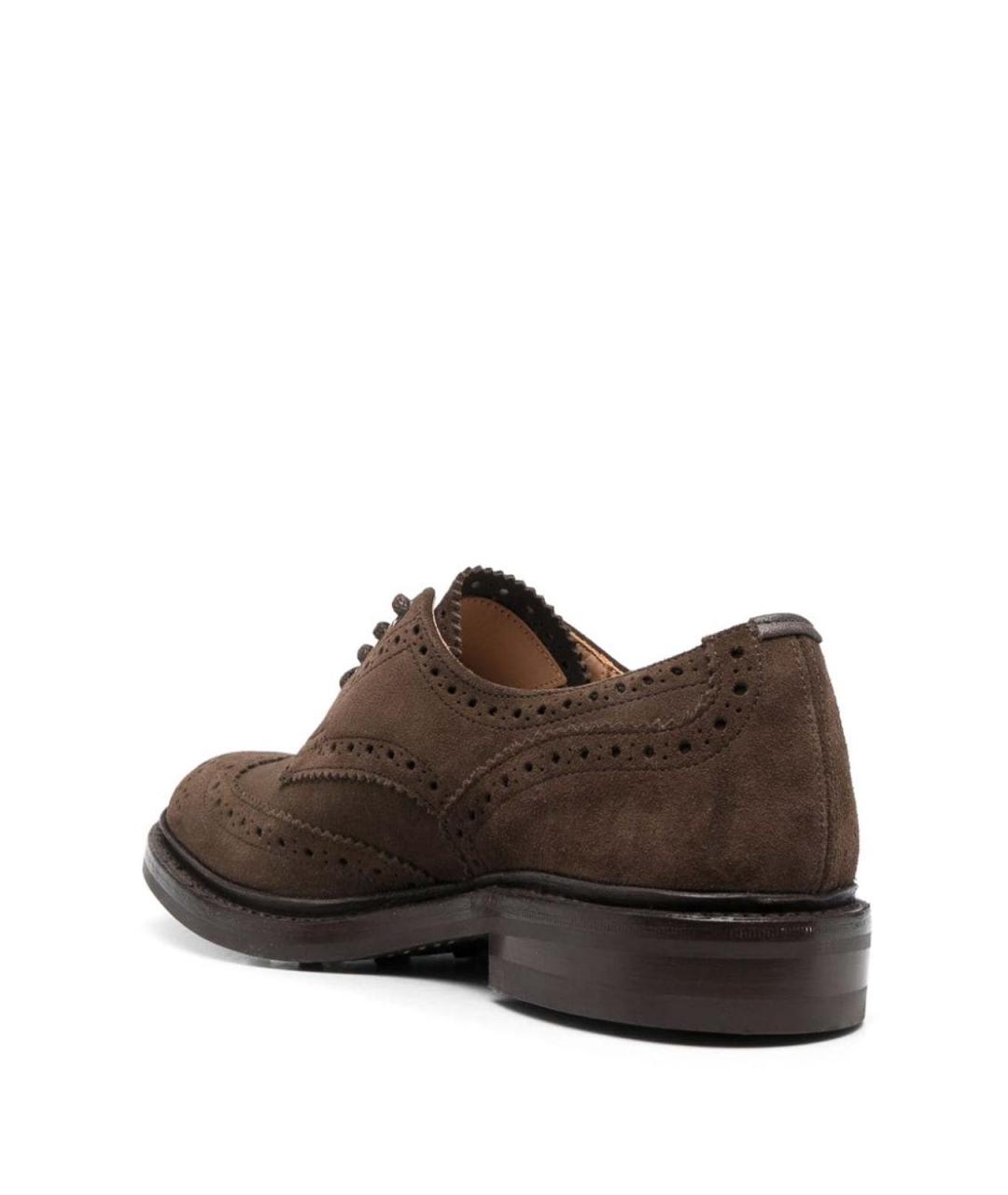 TRICKER'S Серые кожаные туфли, фото 3