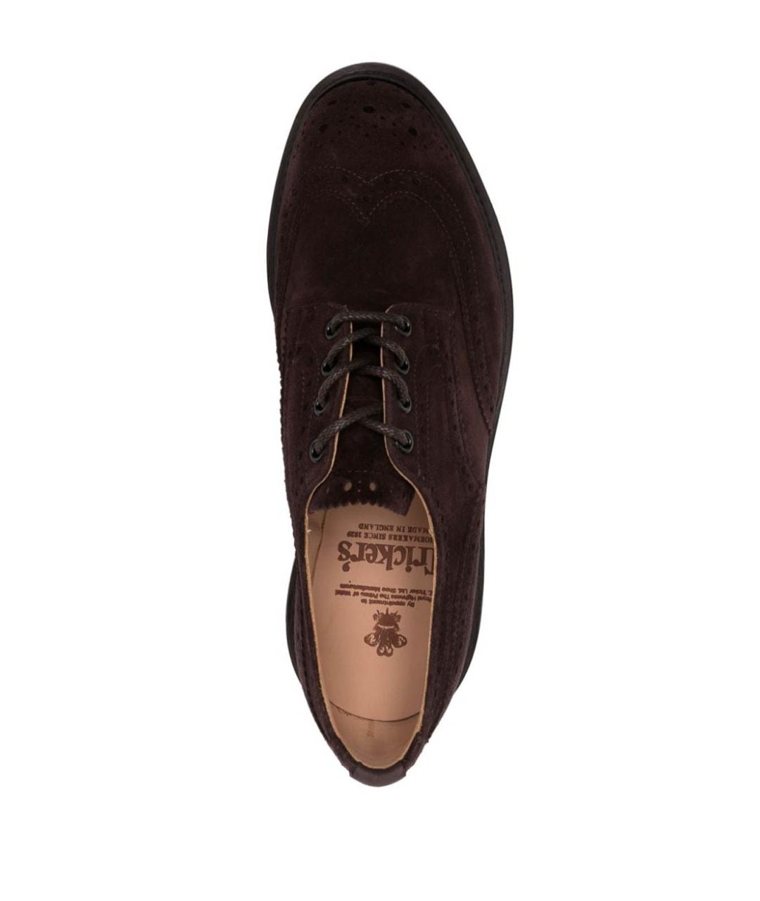 TRICKER'S Коричневые кожаные туфли, фото 4