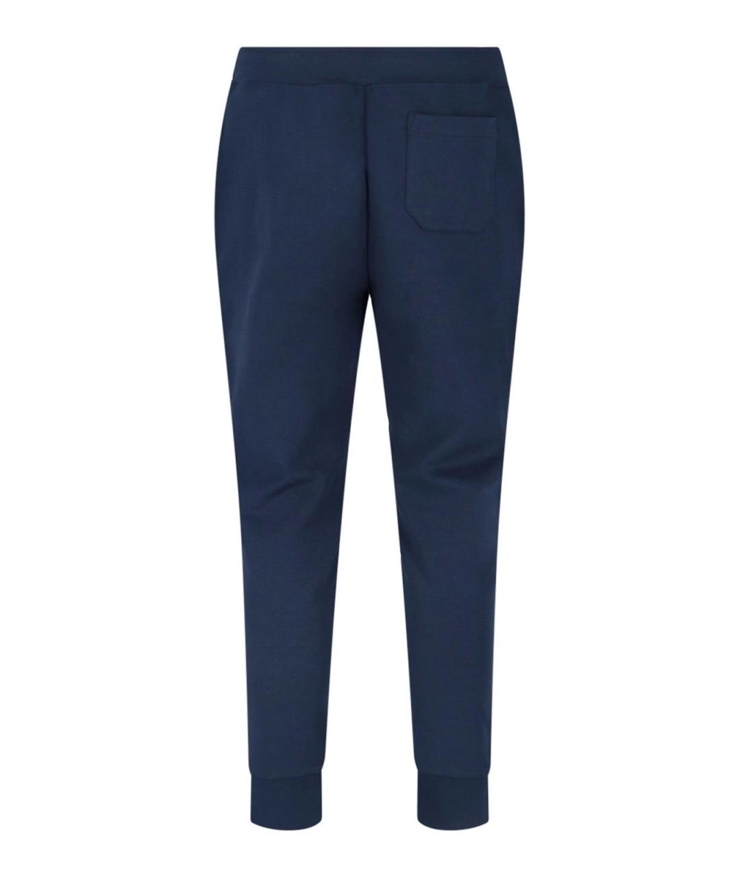 POLO RALPH LAUREN Синие хлопковые повседневные брюки, фото 3
