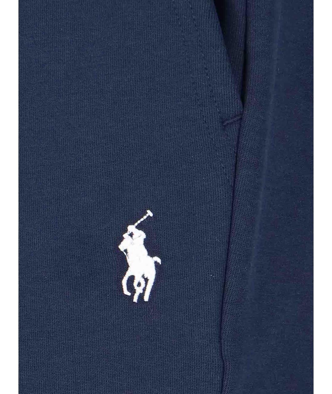 POLO RALPH LAUREN Синие хлопковые повседневные брюки, фото 4