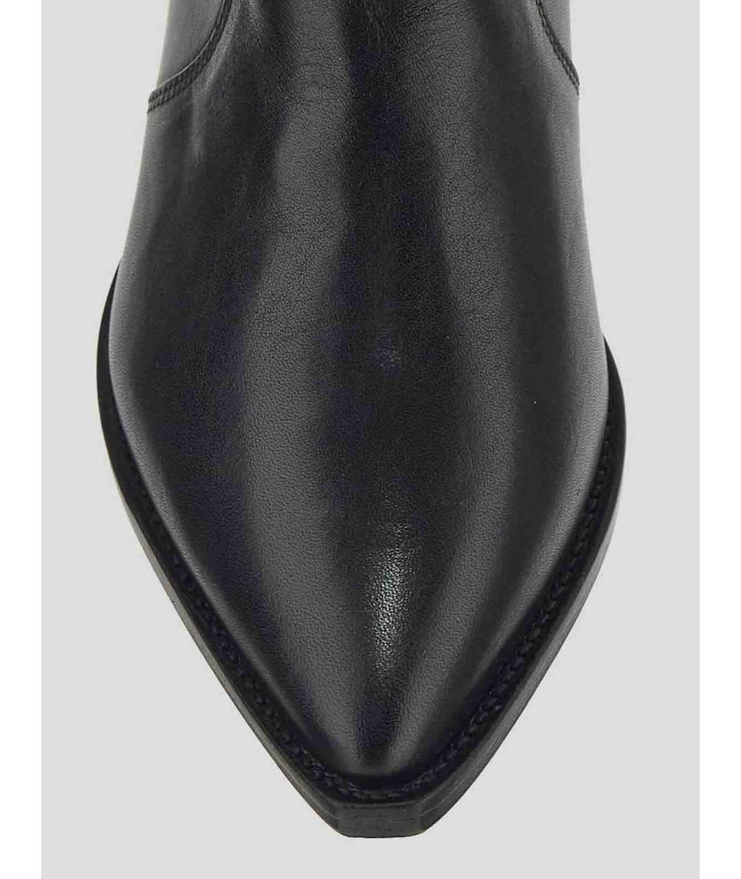 ISABEL MARANT Черные кожаные сапоги, фото 4