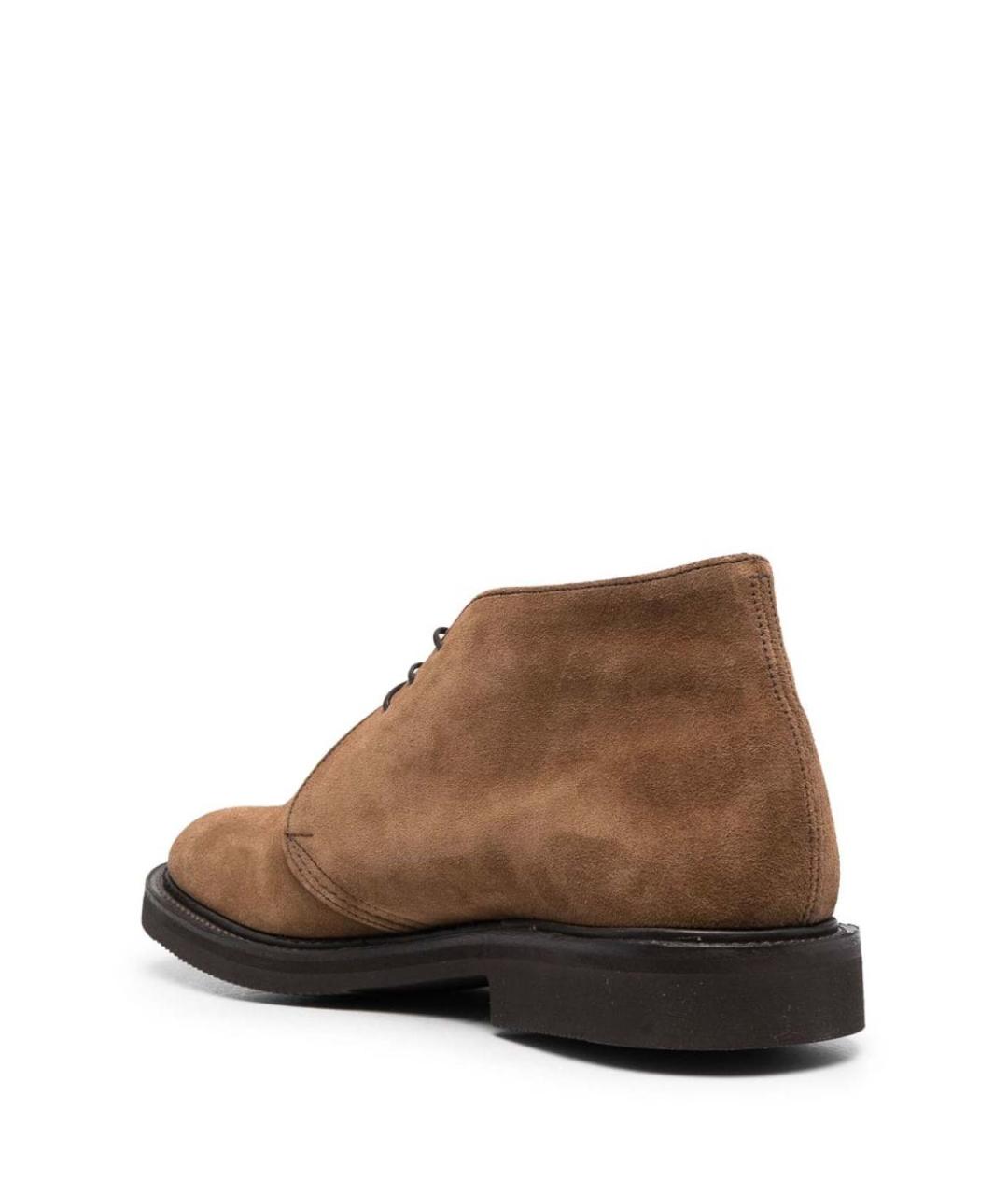 TRICKER'S Коричневые кожаные туфли, фото 3