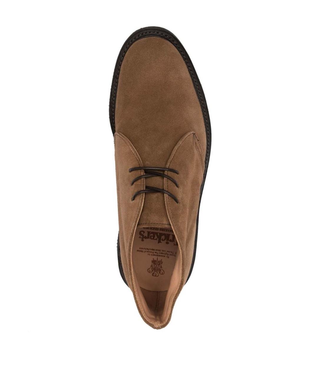 TRICKER'S Коричневые кожаные туфли, фото 4