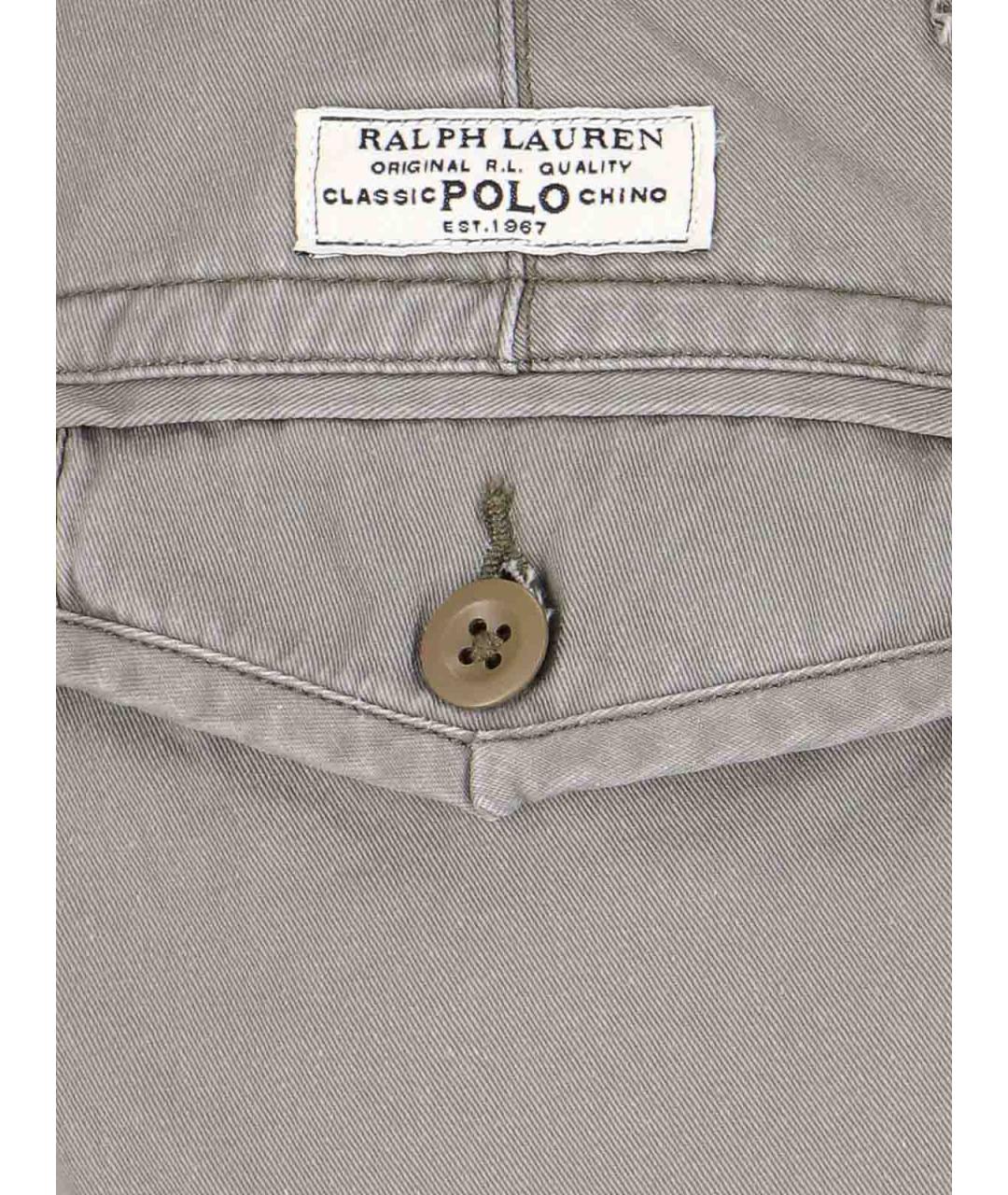 POLO RALPH LAUREN Зеленые хлопковые шорты, фото 5