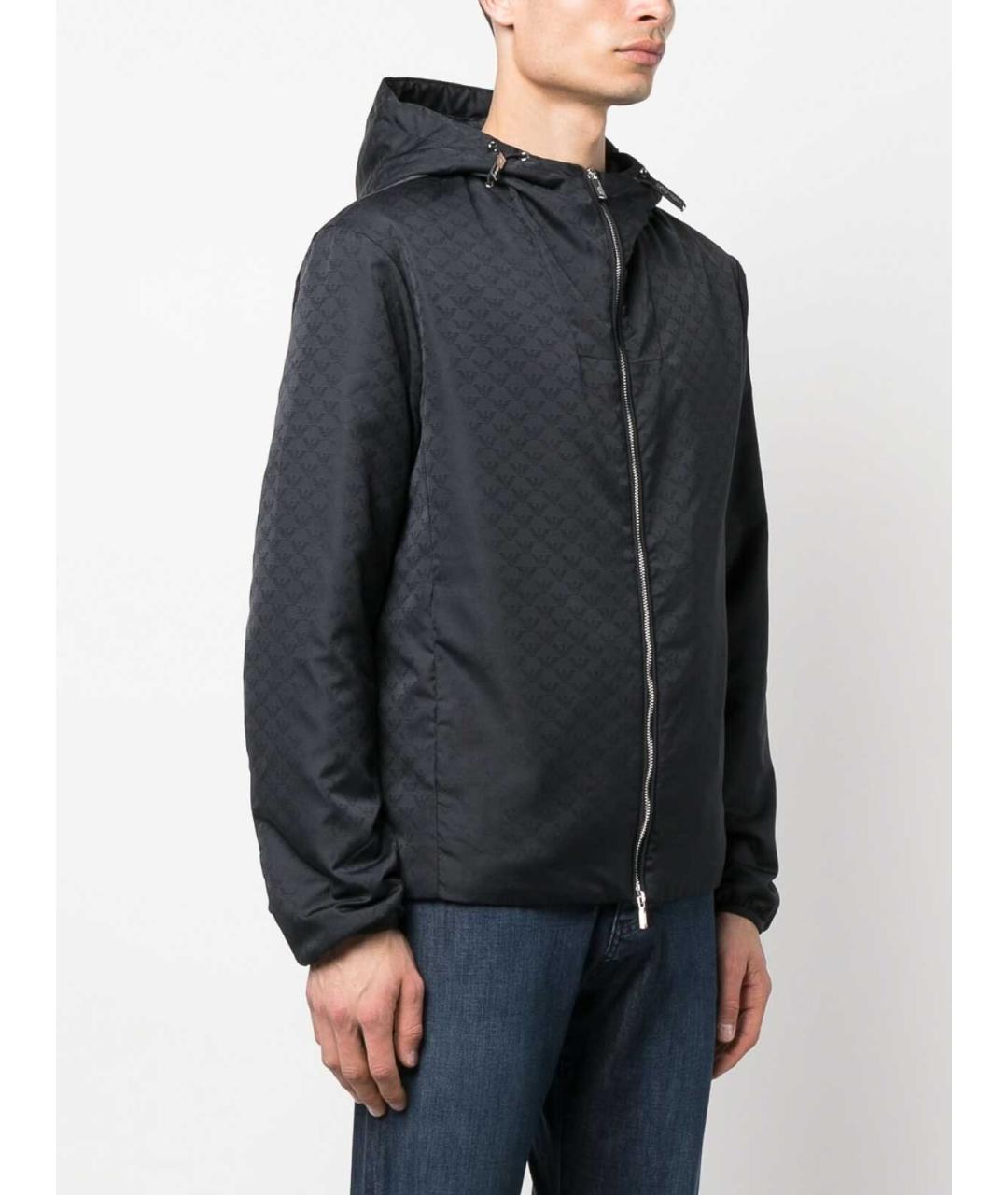 EMPORIO ARMANI Синяя полиэстеровая куртка, фото 3