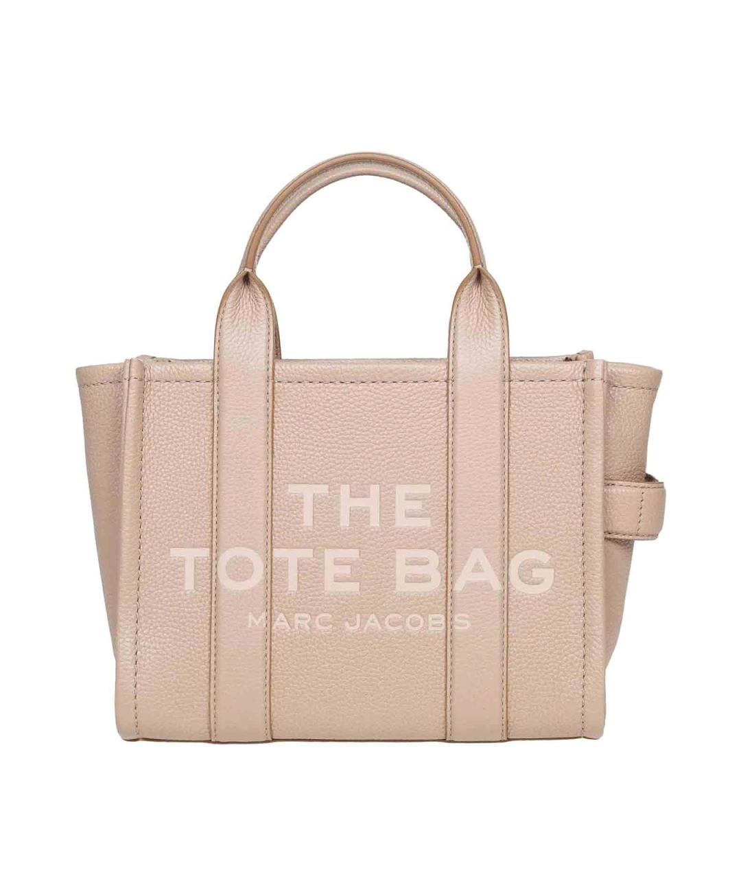 MARC JACOBS Бежевая кожаная сумка тоут, фото 1