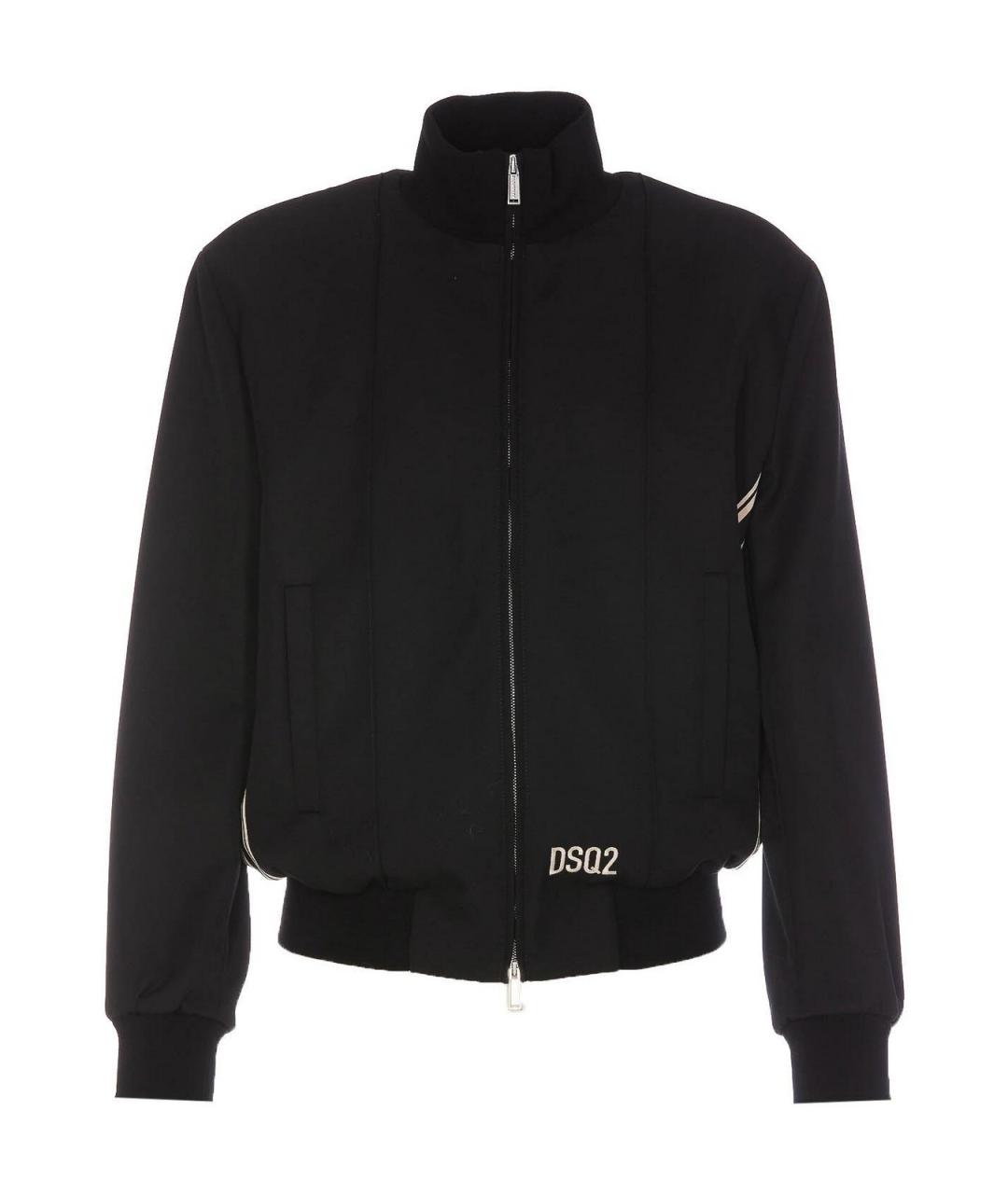 DSQUARED2 Черная полиэстеровая куртка, фото 1