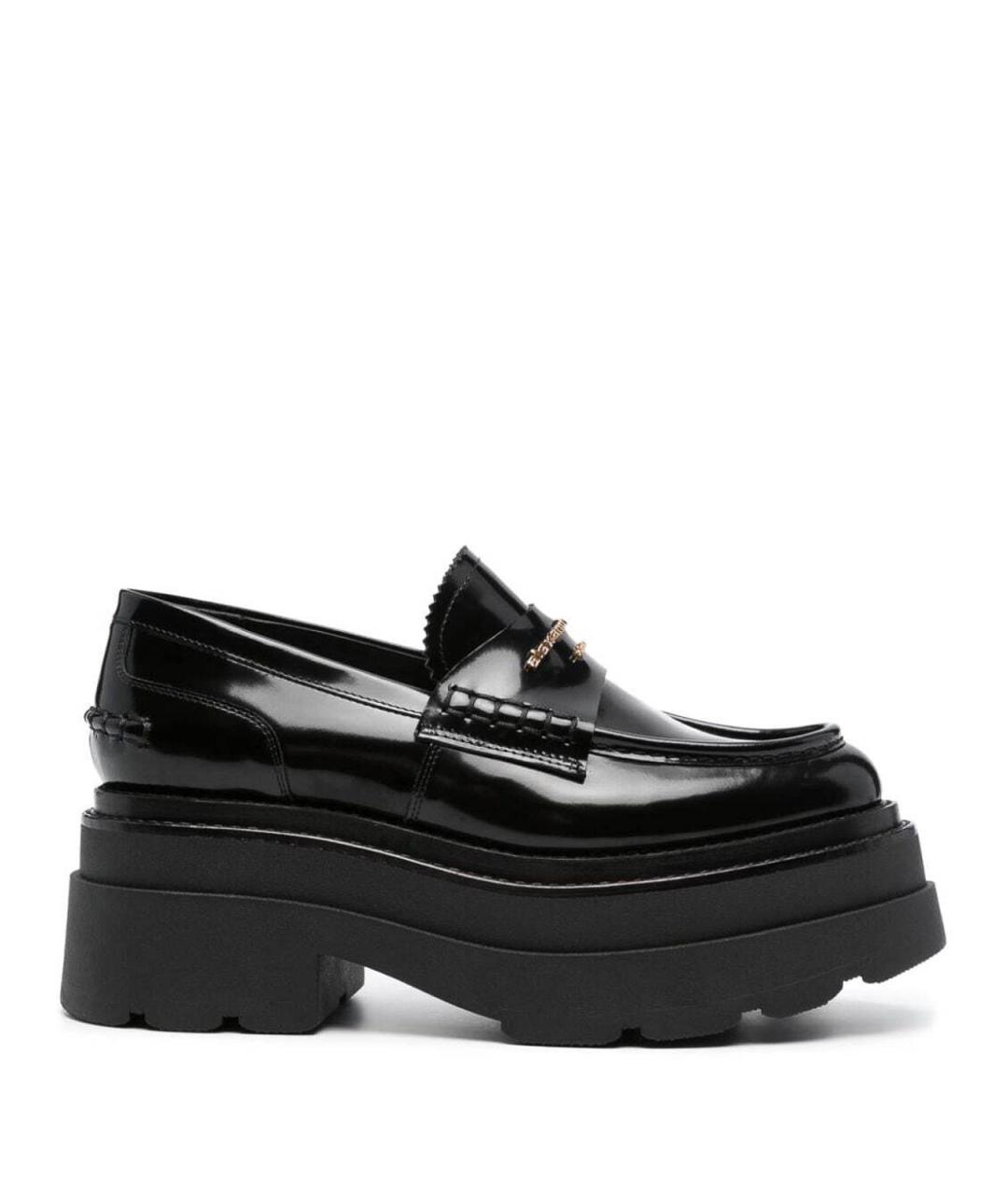 ALEXANDER WANG Черные кожаные лоферы, фото 2