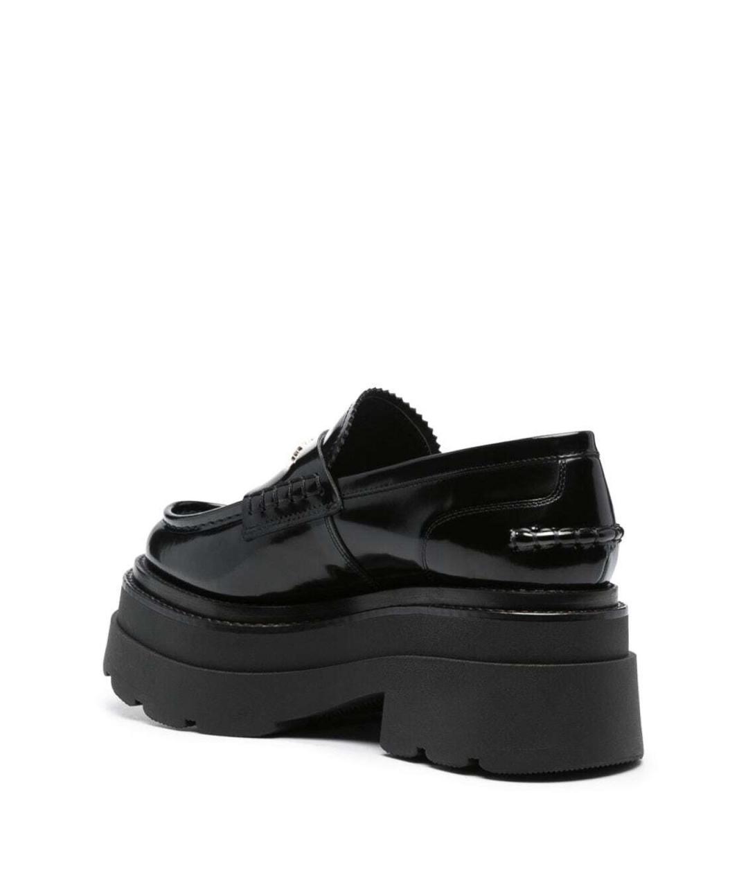 ALEXANDER WANG Черные кожаные лоферы, фото 4