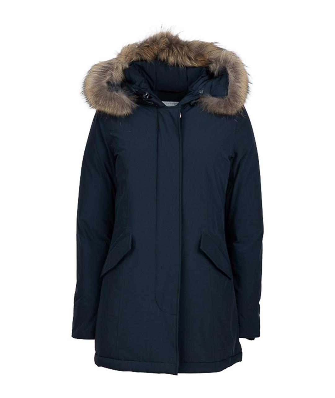 WOOLRICH Синяя полиэстеровая парка, фото 1