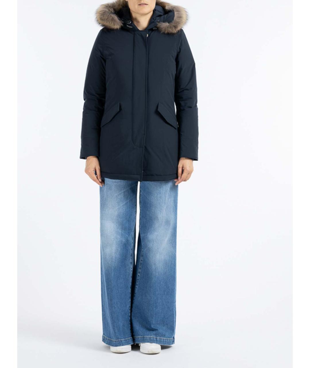 WOOLRICH Синяя полиэстеровая парка, фото 2