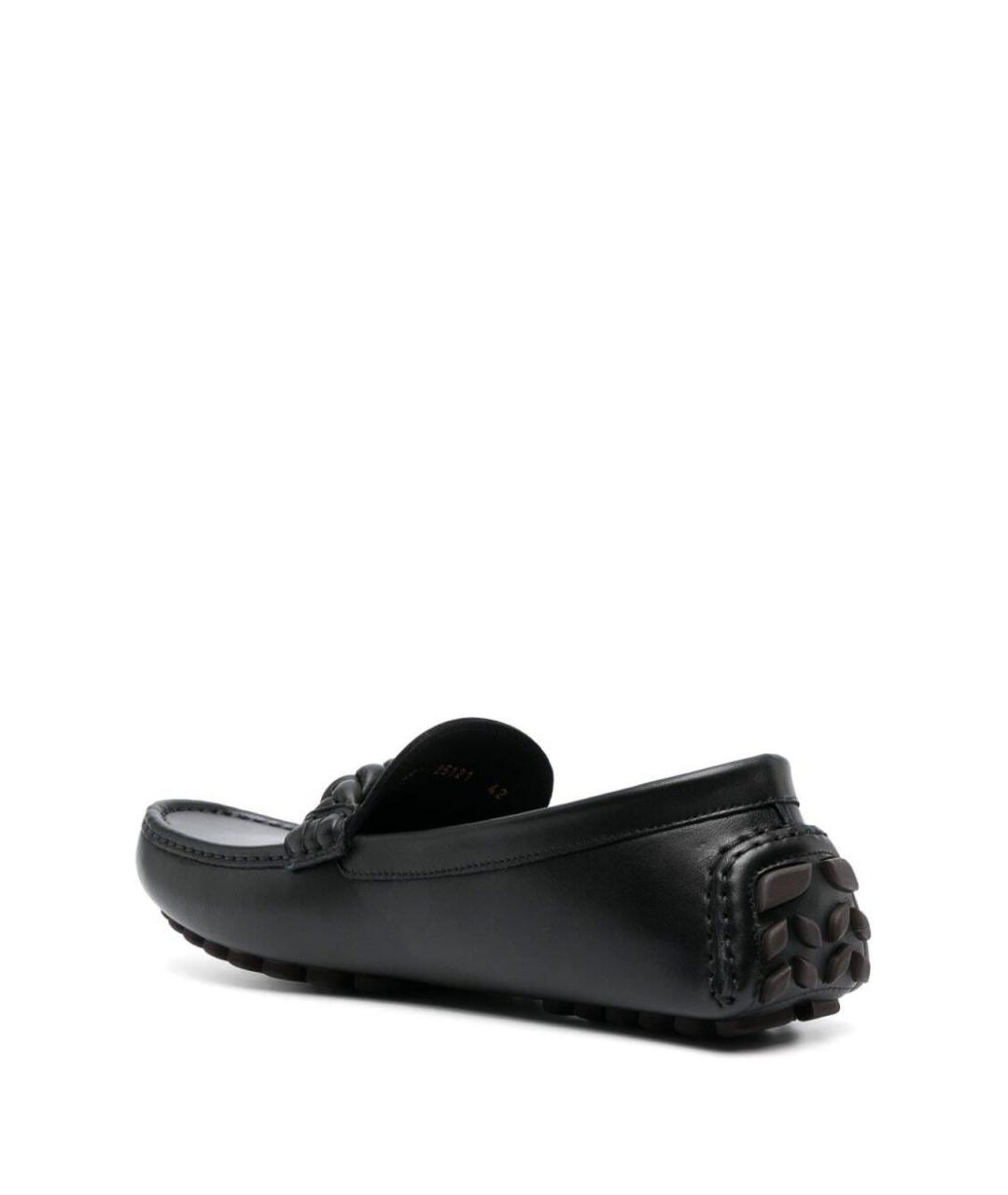 GIANVITO ROSSI Черные кожаные лоферы, фото 2