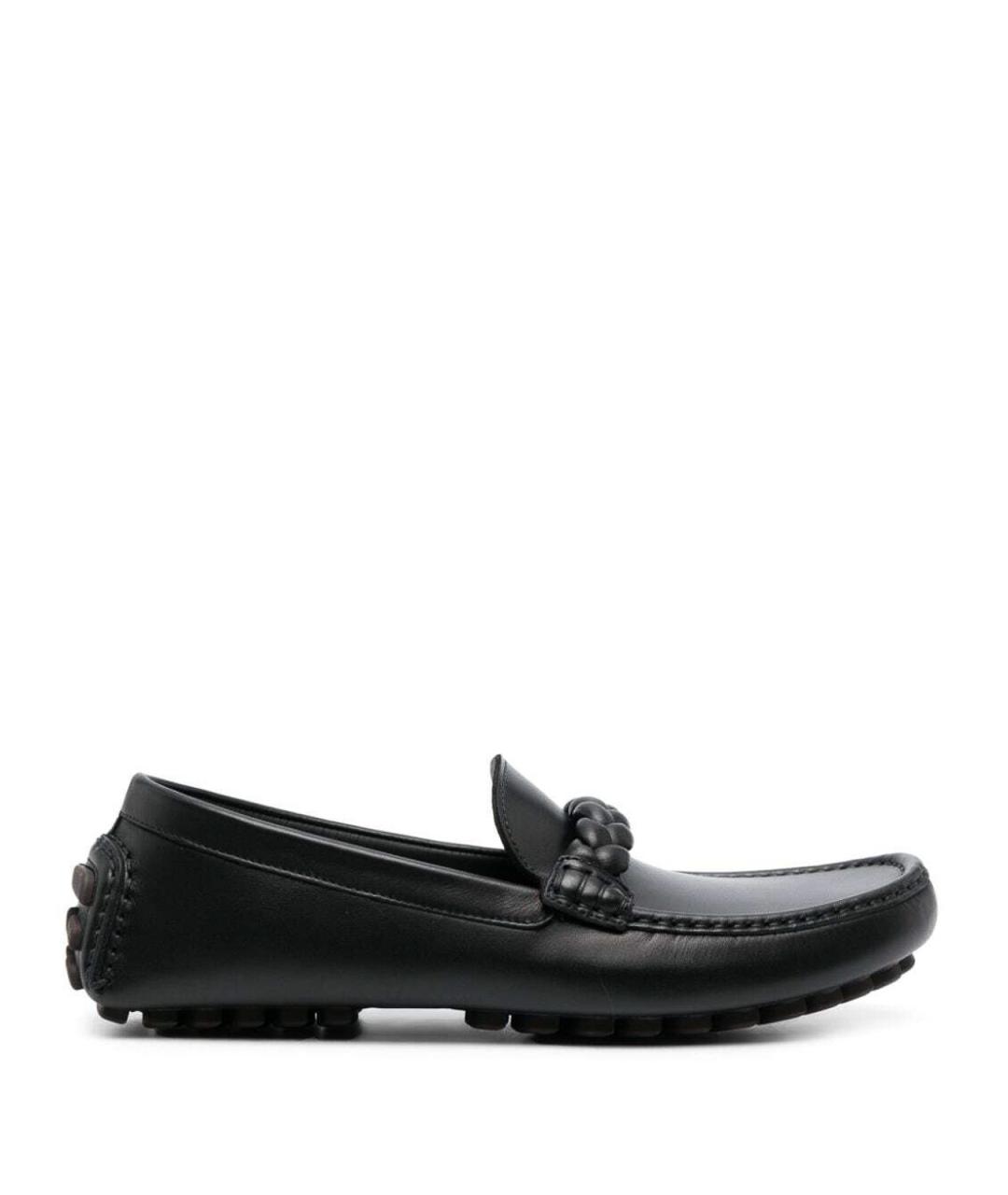 GIANVITO ROSSI Черные кожаные лоферы, фото 3