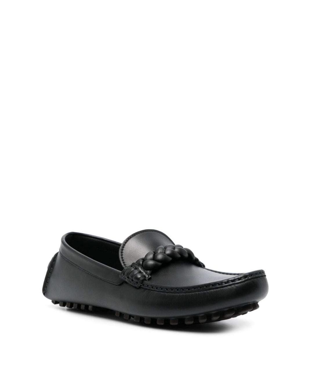 GIANVITO ROSSI Черные кожаные лоферы, фото 5