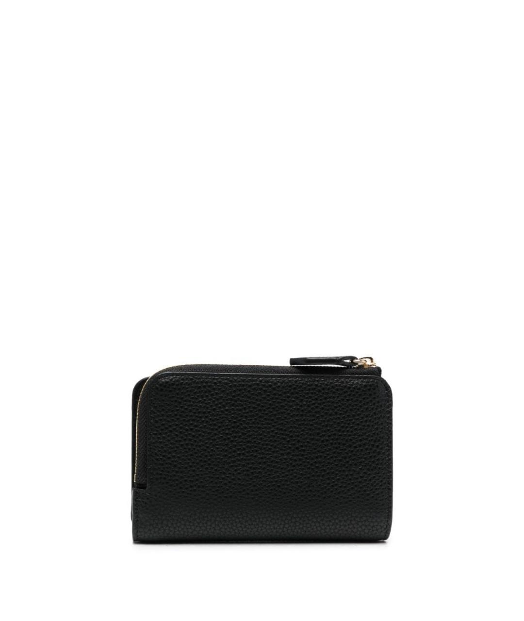 EMPORIO ARMANI Черный кожаный кошелек, фото 3