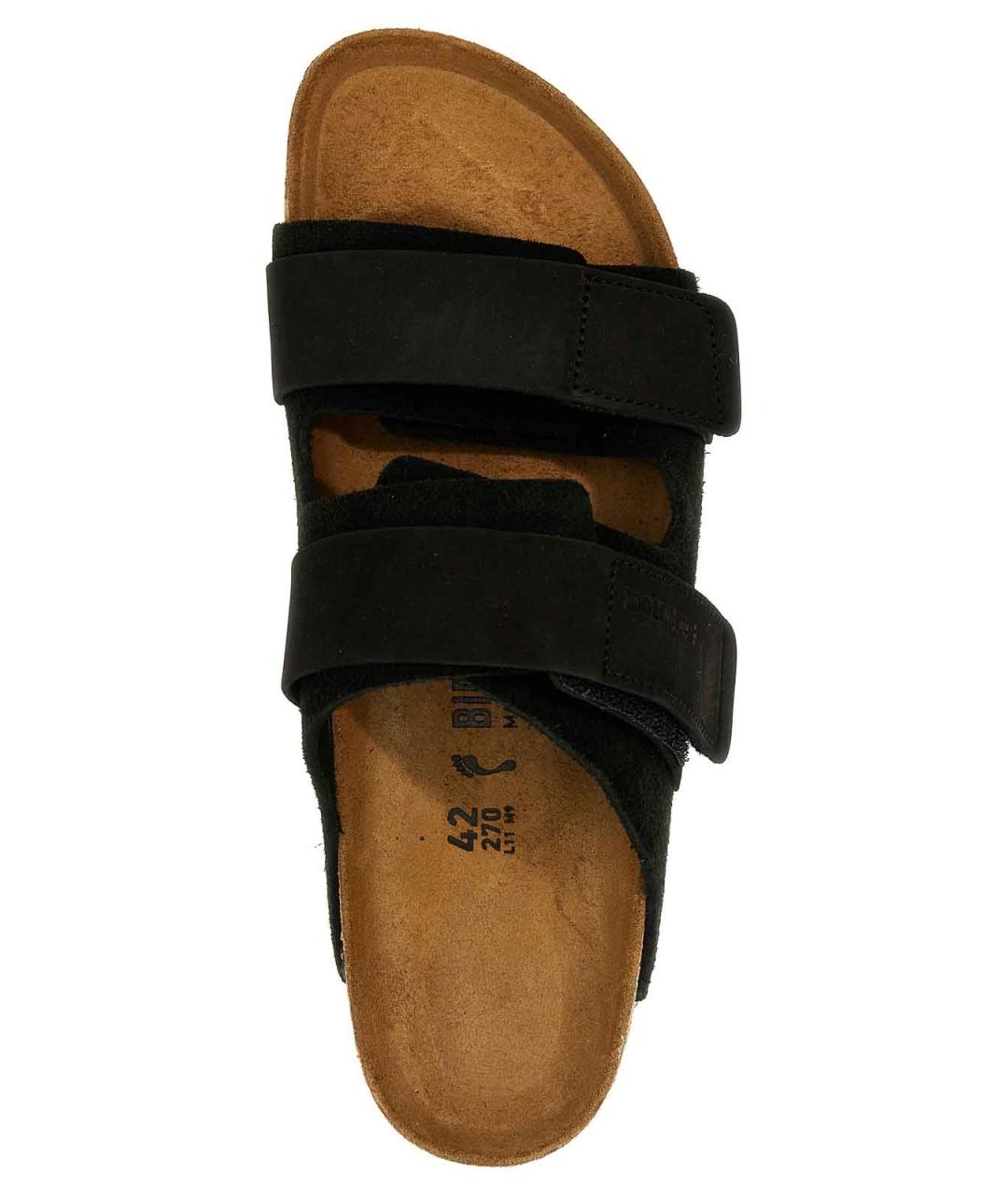BIRKENSTOCK Черные замшевые сандалии, фото 3
