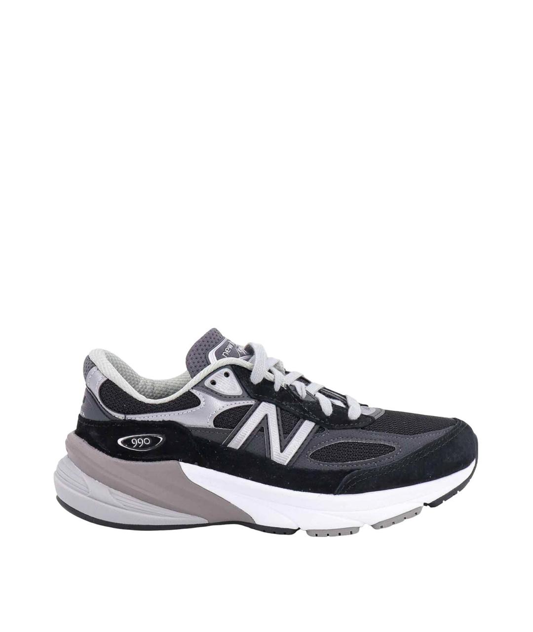 NEW BALANCE Черные замшевые кроссовки, фото 1