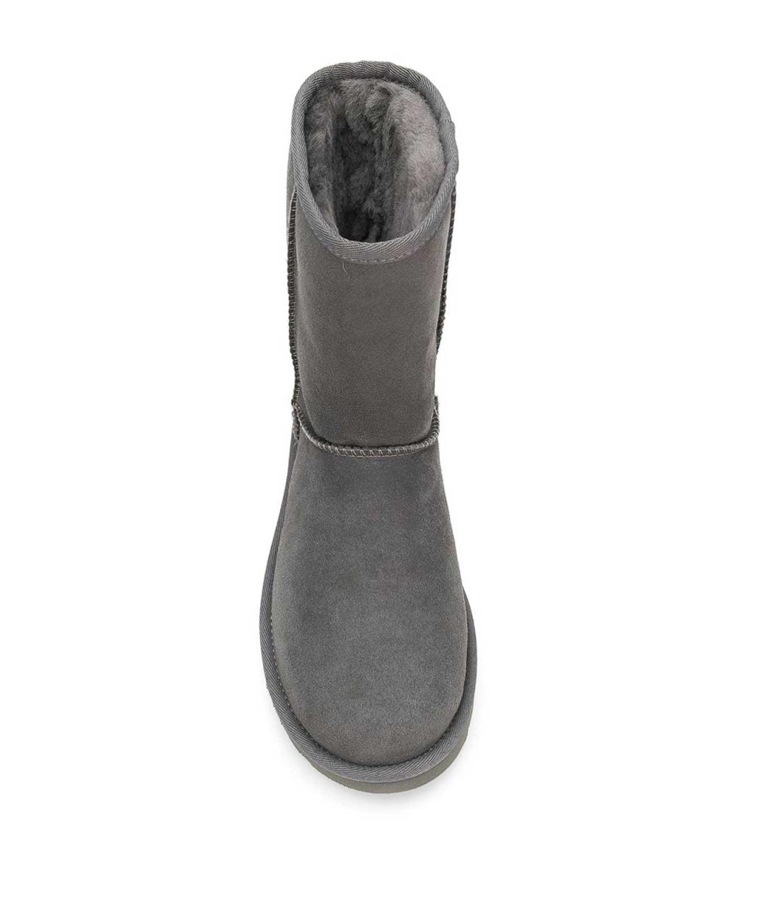 UGG Серые кожаные сапоги, фото 2