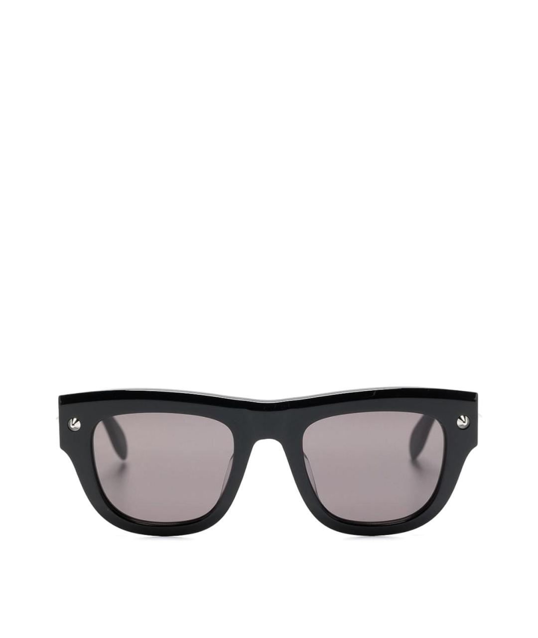 ALEXANDER MCQUEEN Черные солнцезащитные очки, фото 1