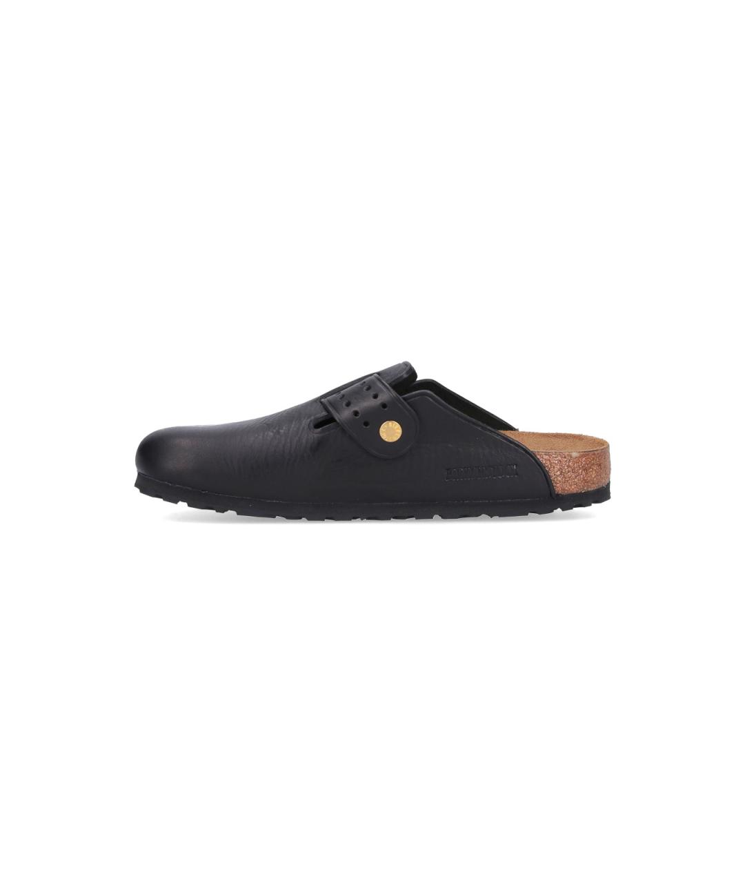 BIRKENSTOCK Черные кожаные сандалии, фото 3
