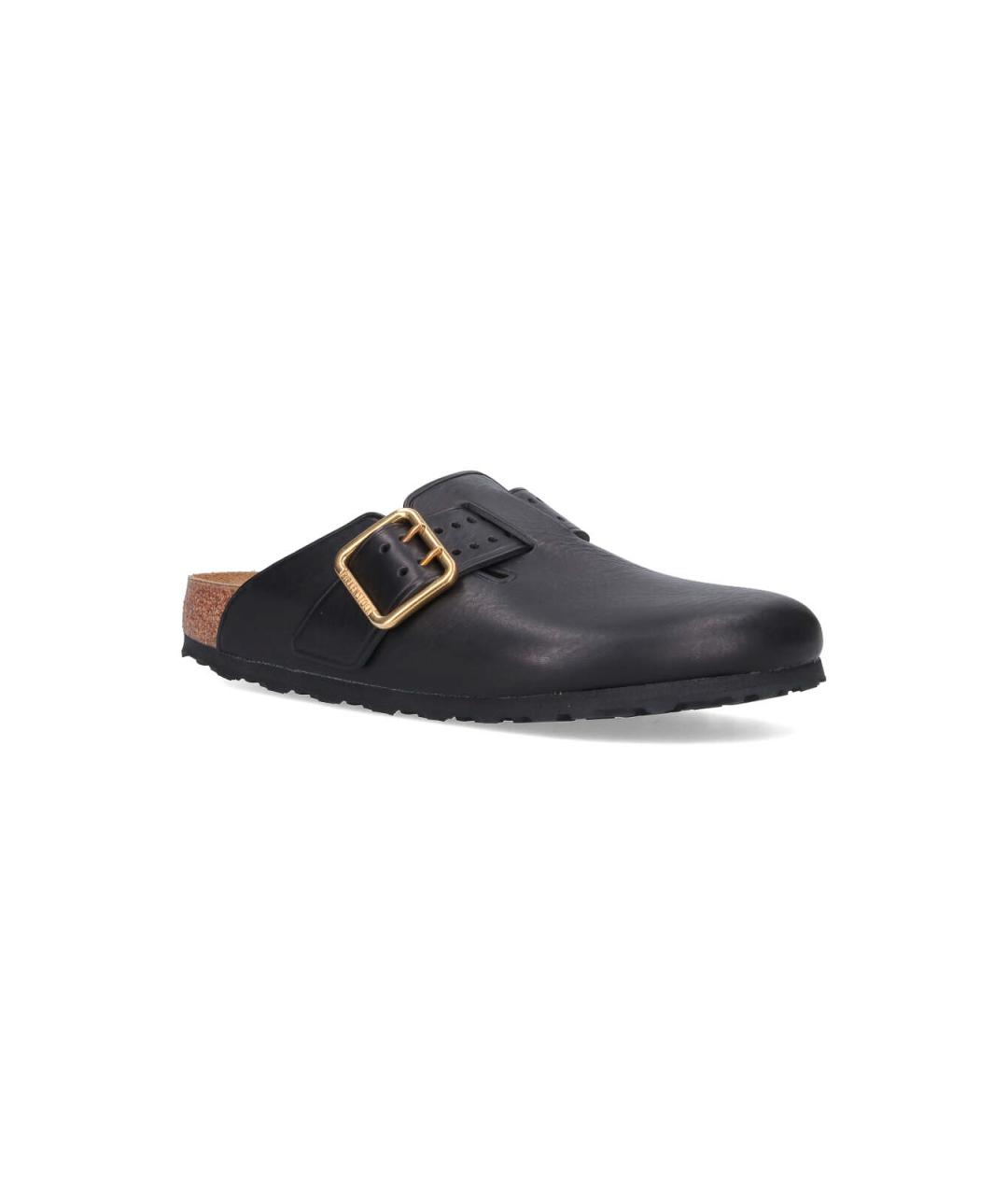 BIRKENSTOCK Черные кожаные сандалии, фото 2