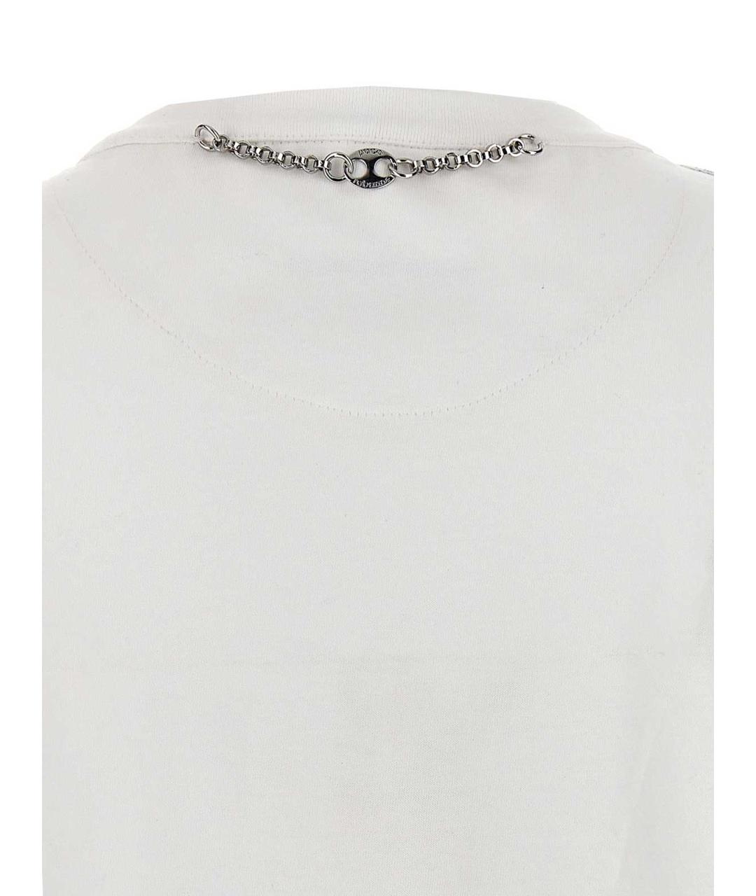 PACO RABANNE Серебряная футболка, фото 4