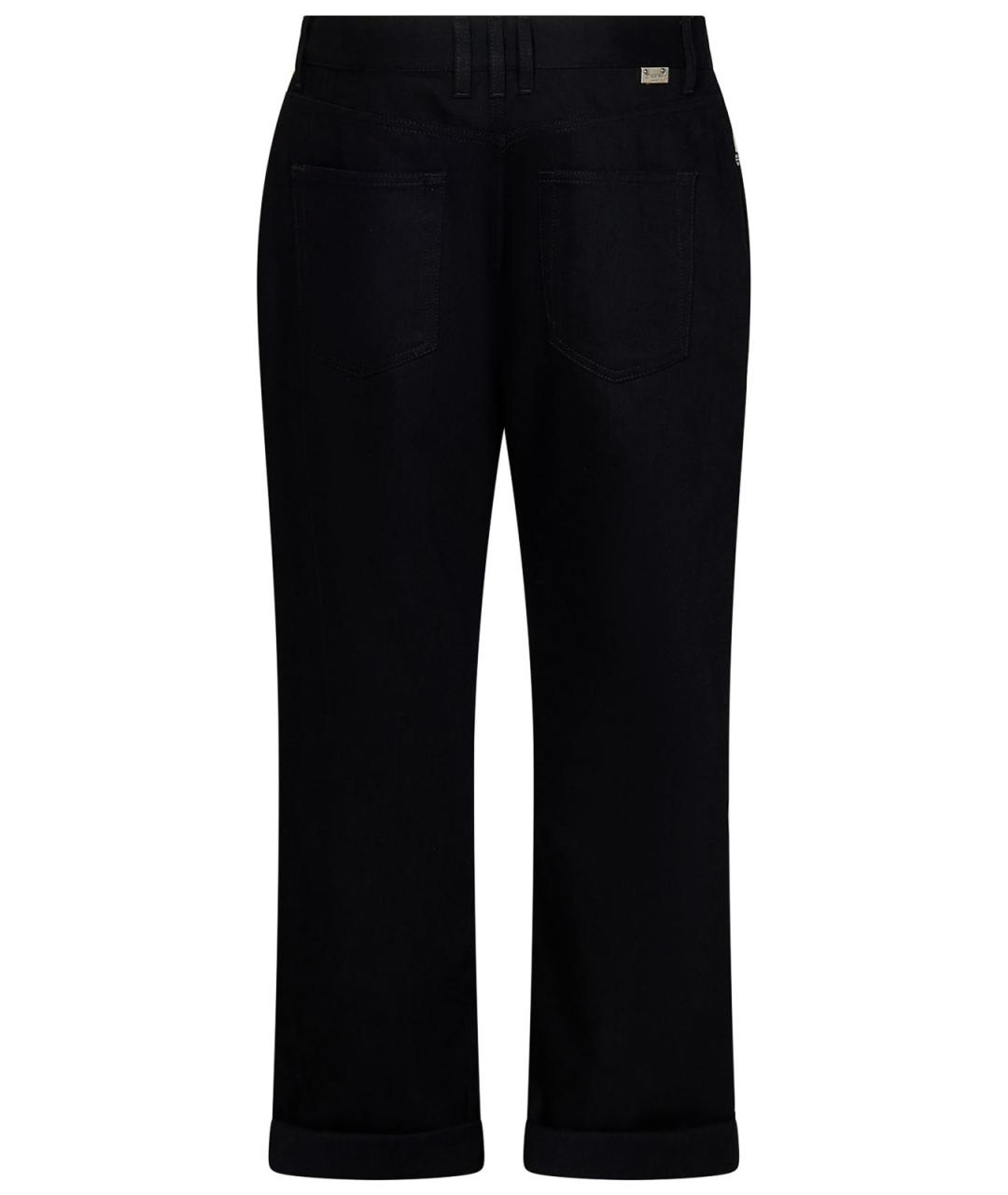 BALMAIN Черные хлопковые джинсы, фото 2