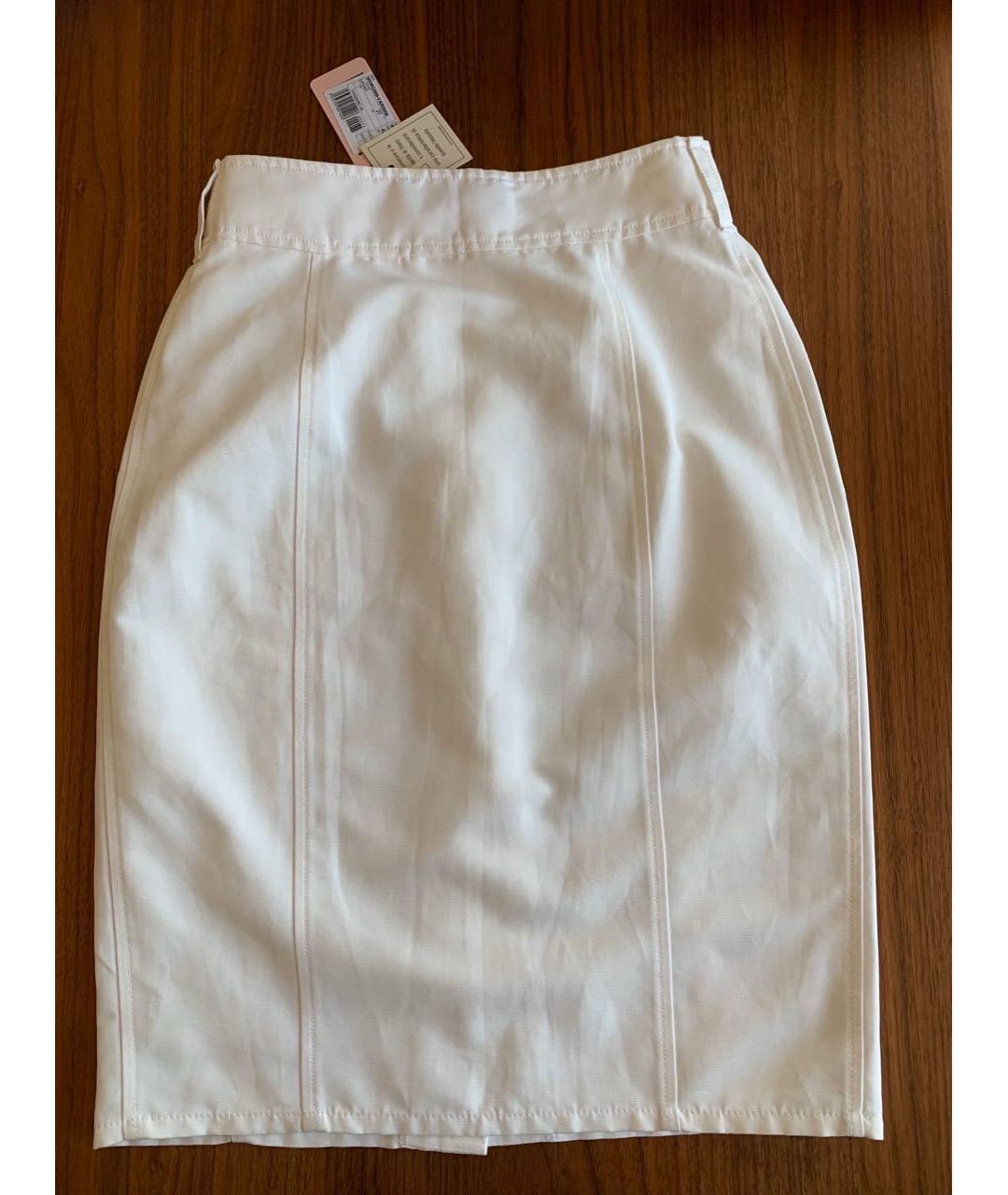 RED VALENTINO Белая хлопковая юбка миди, фото 3
