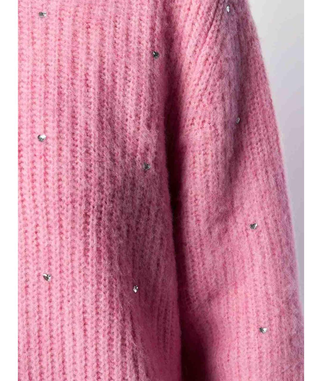 MSGM Розовый шерстяной джемпер / свитер, фото 5