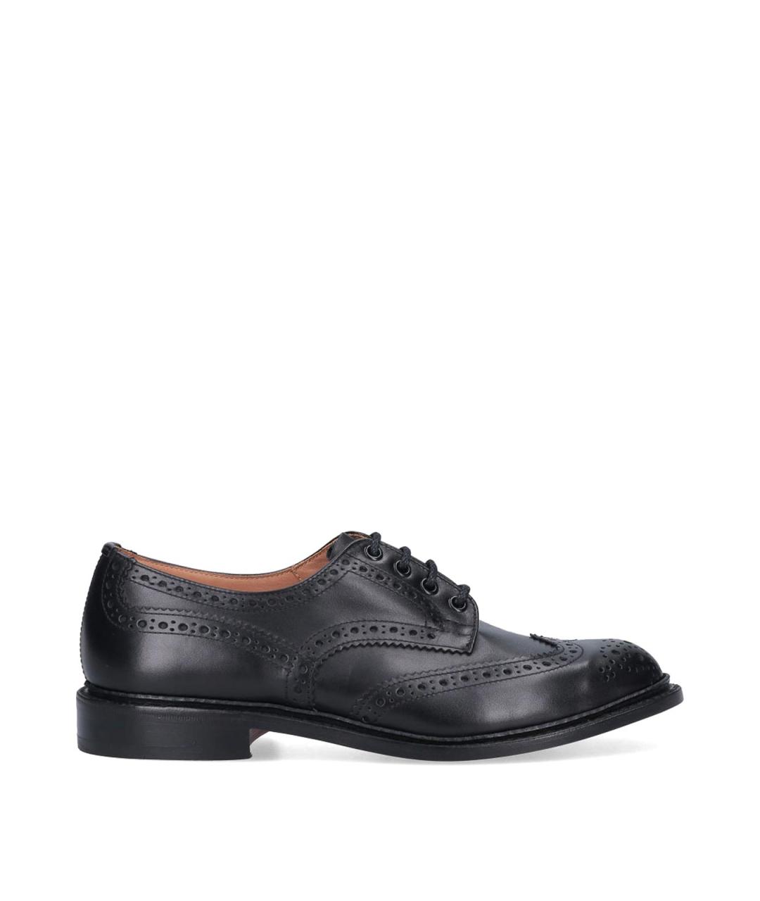 TRICKER'S Черные кожаные лоферы, фото 1