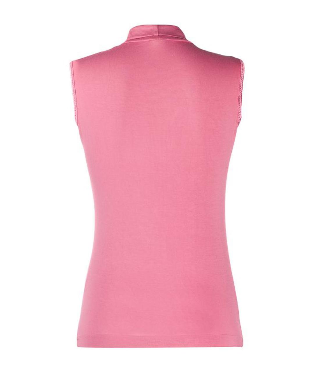 BLUMARINE Розовая вискозная майка, фото 2