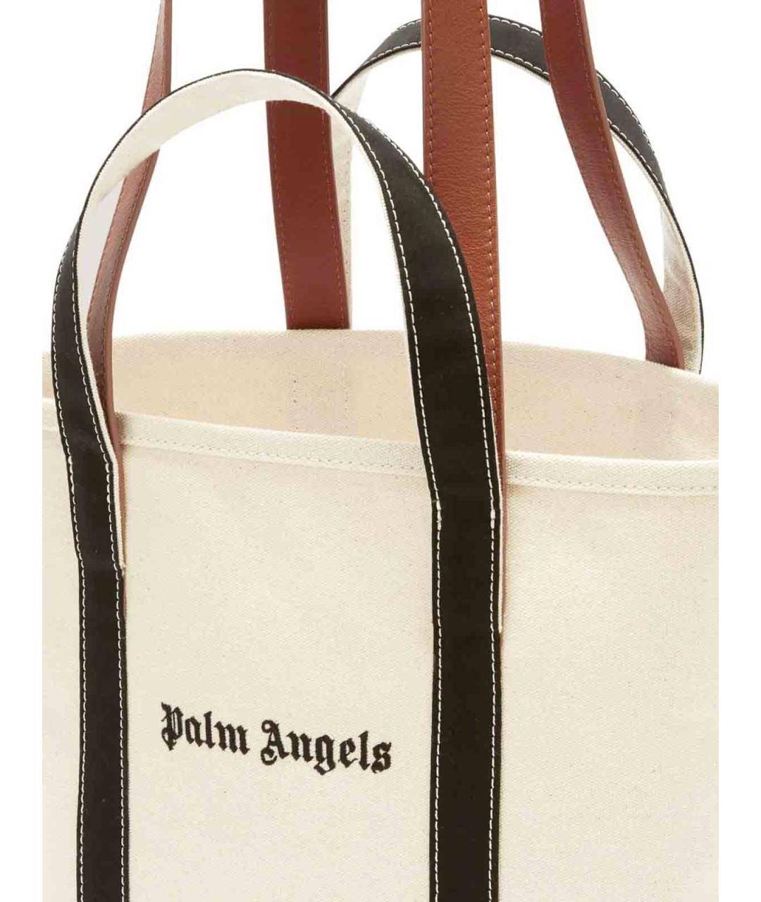 PALM ANGELS Черная хлопковая сумка через плечо, фото 6