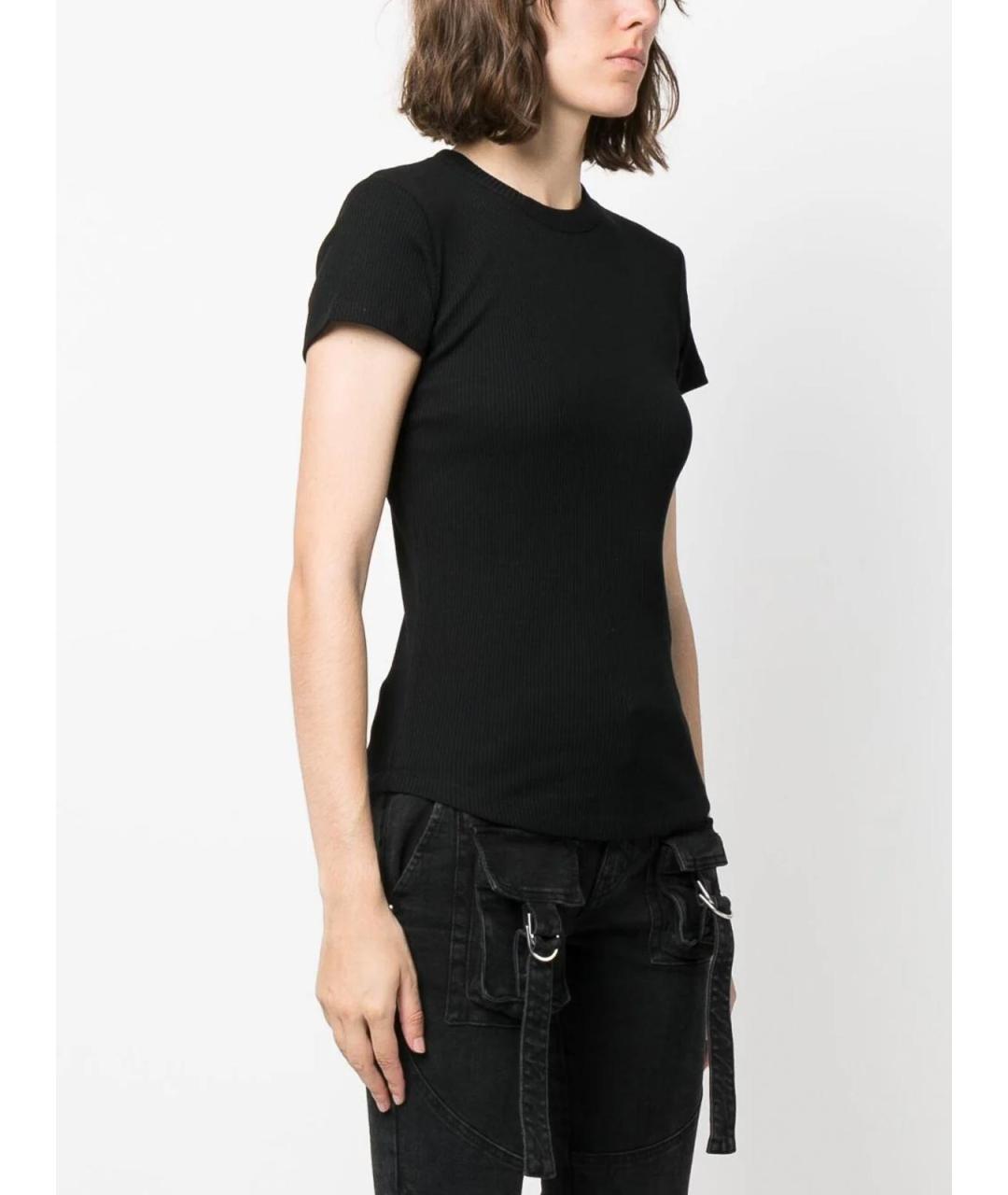 ISABEL MARANT Черная хлопковая футболка, фото 3