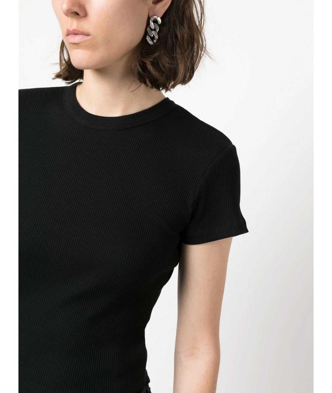 ISABEL MARANT Черная хлопковая футболка, фото 5