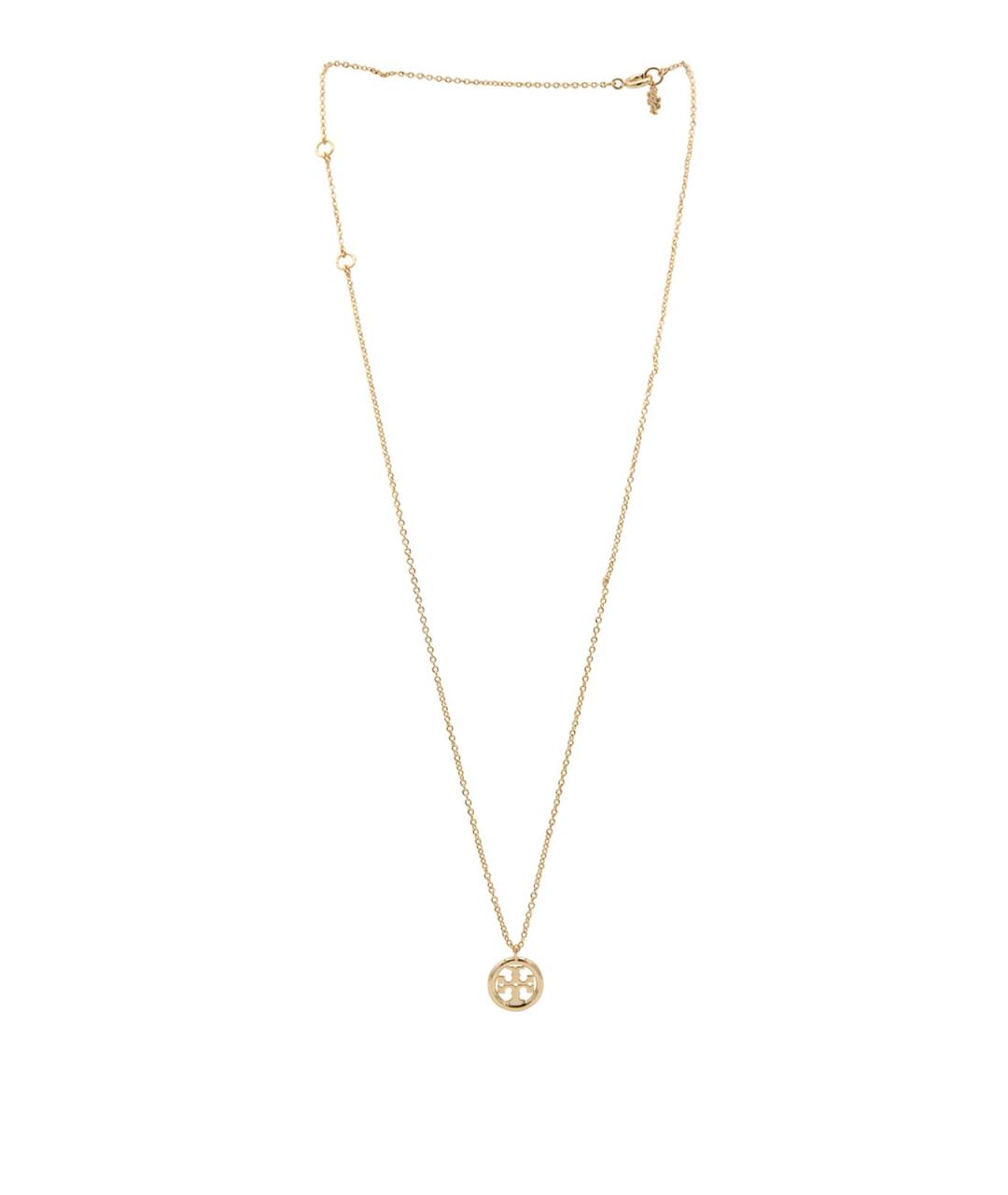 TORY BURCH Золотое металлическое колье, фото 1