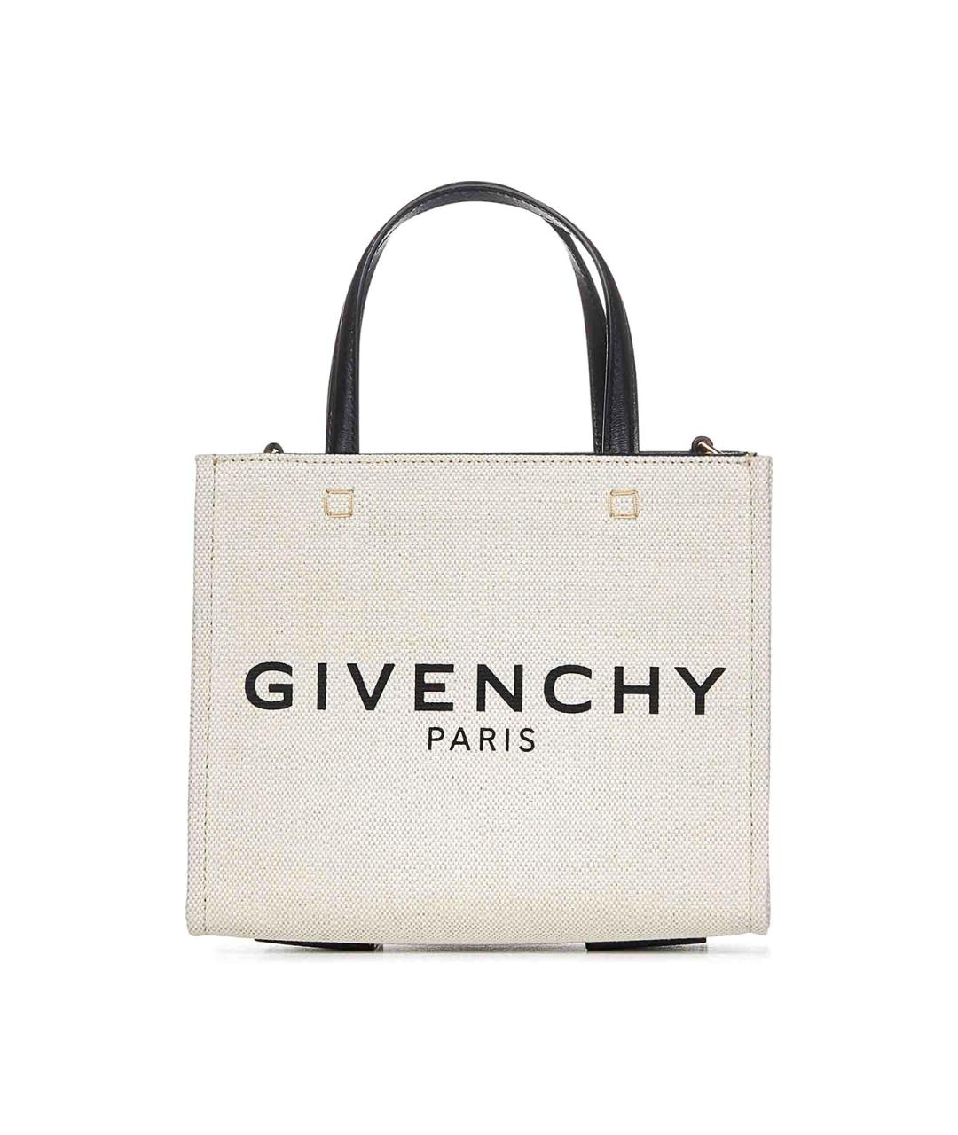 GIVENCHY Белая тканевая сумка тоут, фото 1
