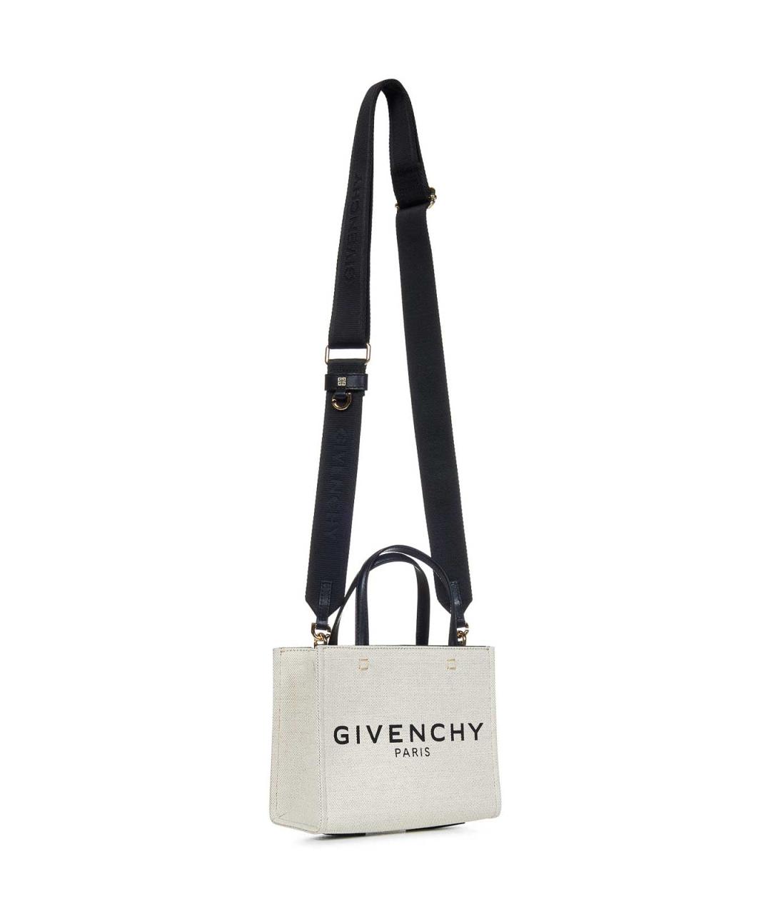 GIVENCHY Белая тканевая сумка тоут, фото 2