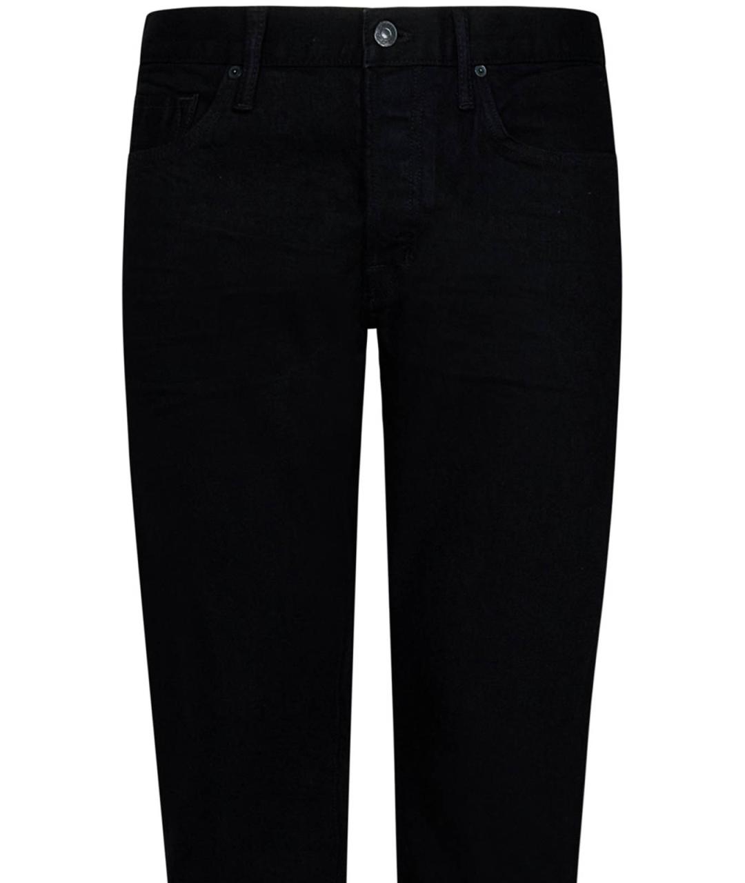 TOM FORD Черные хлопковые джинсы скинни, фото 3