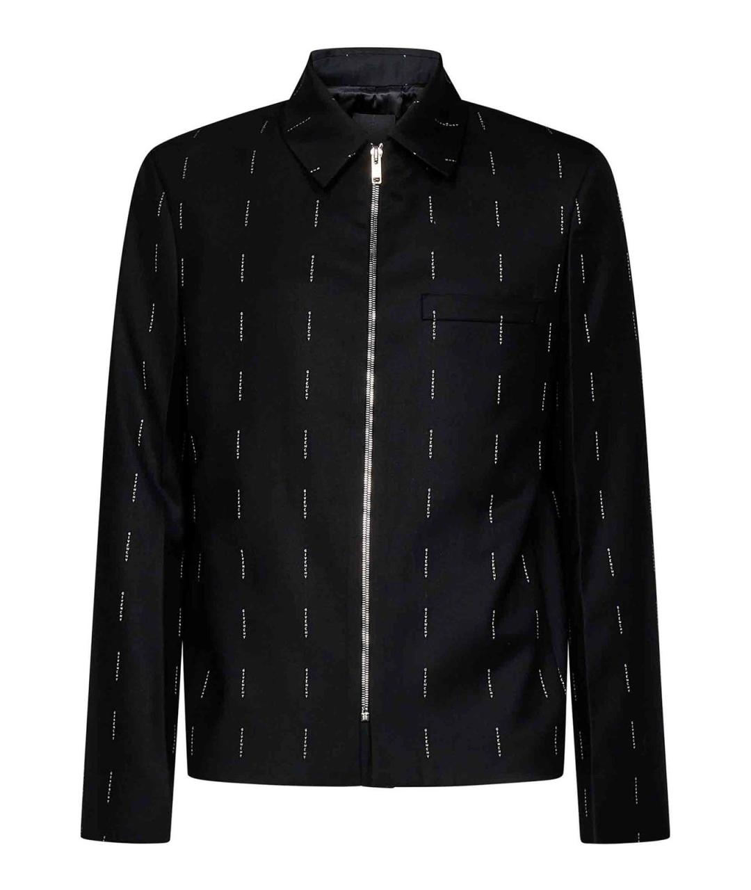 GIVENCHY Черная шерстяная куртка, фото 1