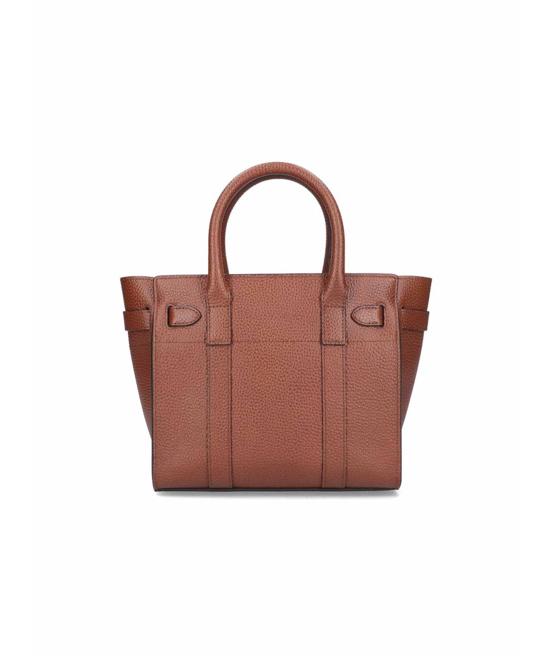 MULBERRY Коричневая кожаная сумка тоут, фото 3