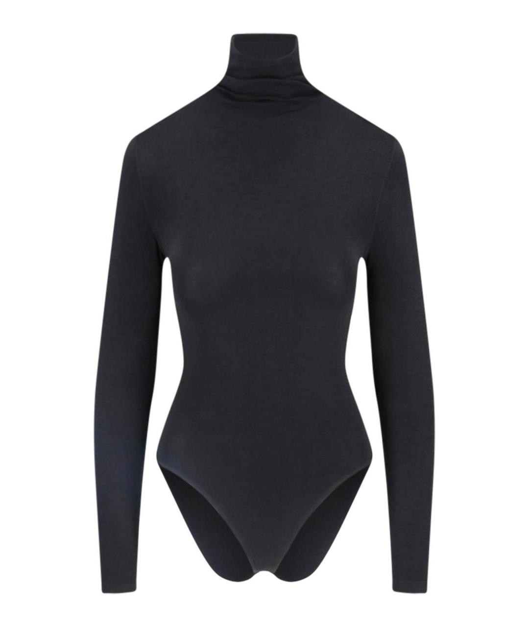 WOLFORD Черное хлопковое боди, фото 1