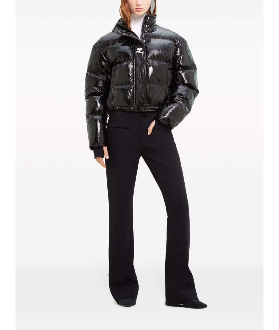 COURREGES Черная куртка, фото 4