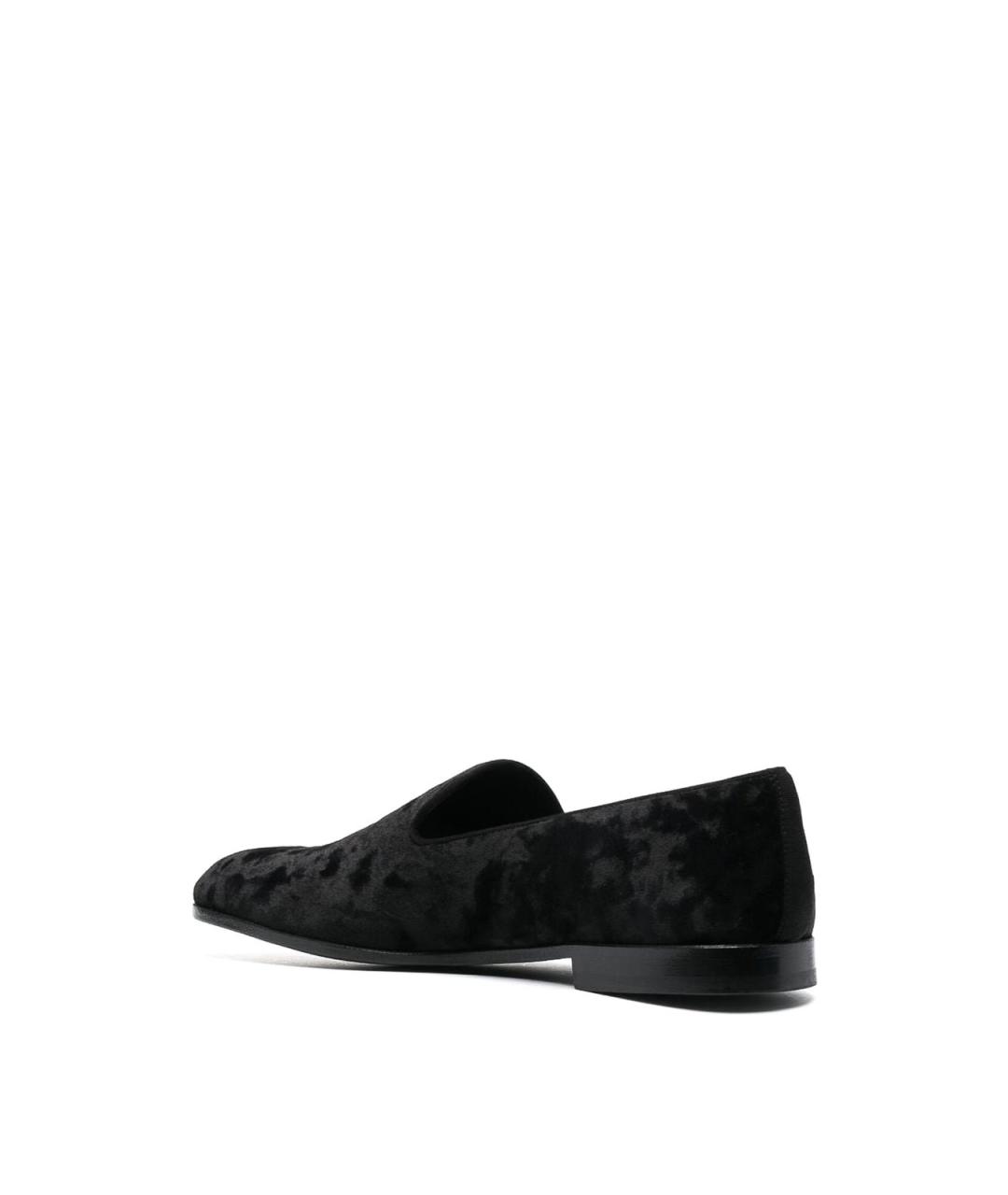 DOLCE&GABBANA Черные кожаные лоферы, фото 2