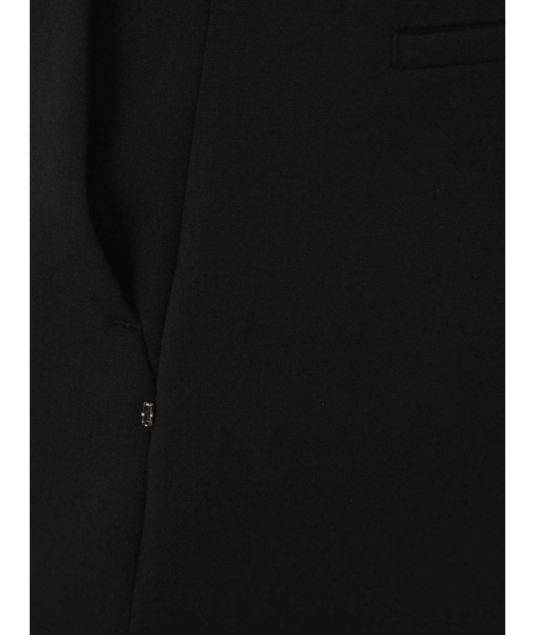 SPORTMAX Черная полиэстеровая юбка миди, фото 3