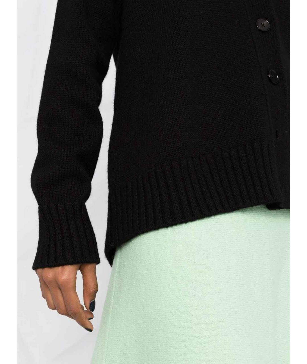 JIL SANDER Черный кашемировый кардиган, фото 5