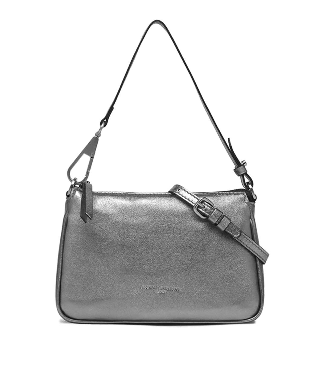Gianni Chiarini Серебряная кожаная сумка через плечо, фото 1